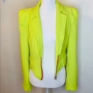 Neon Yellow Blazer